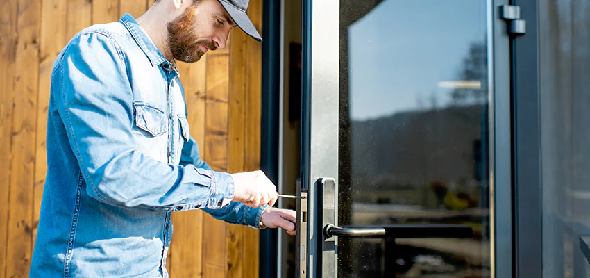 Frameless Glass Storefront Door Locks Replacement in Niles, IL